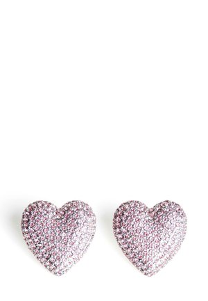 SHIMMERY HEART - Korvakorut - silver-coloured