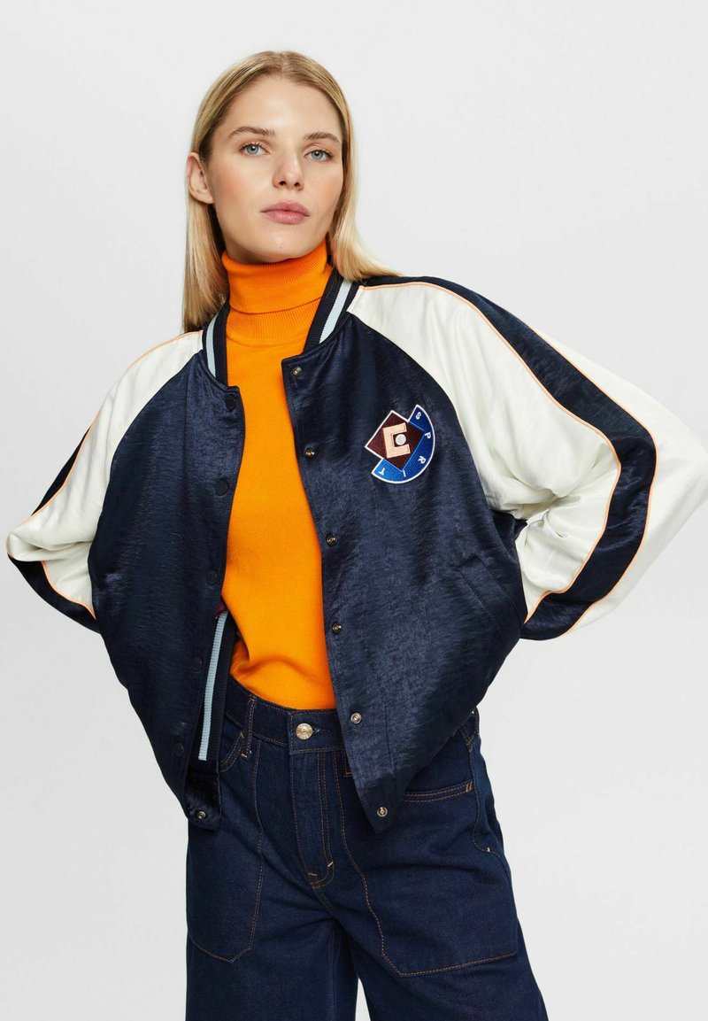 Esprit INDOOR Bomber Jacket navy/dark blue Zalando.ie
