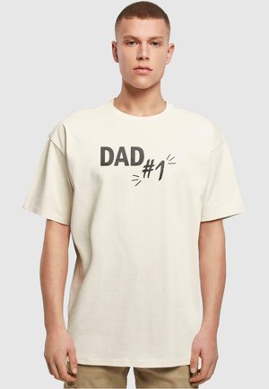 DAY-NUMBER 1 HEAVY OVERSIZE - T-Shirt print - sand