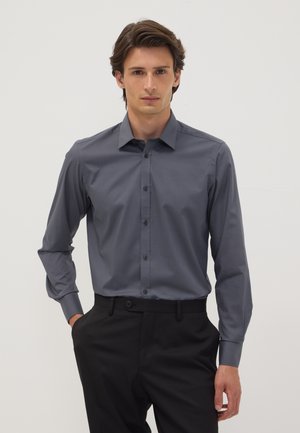 OVS, SLIM FIT SHIRT CLASSIC COLLAR EASY IRON - Chemise - dark grey