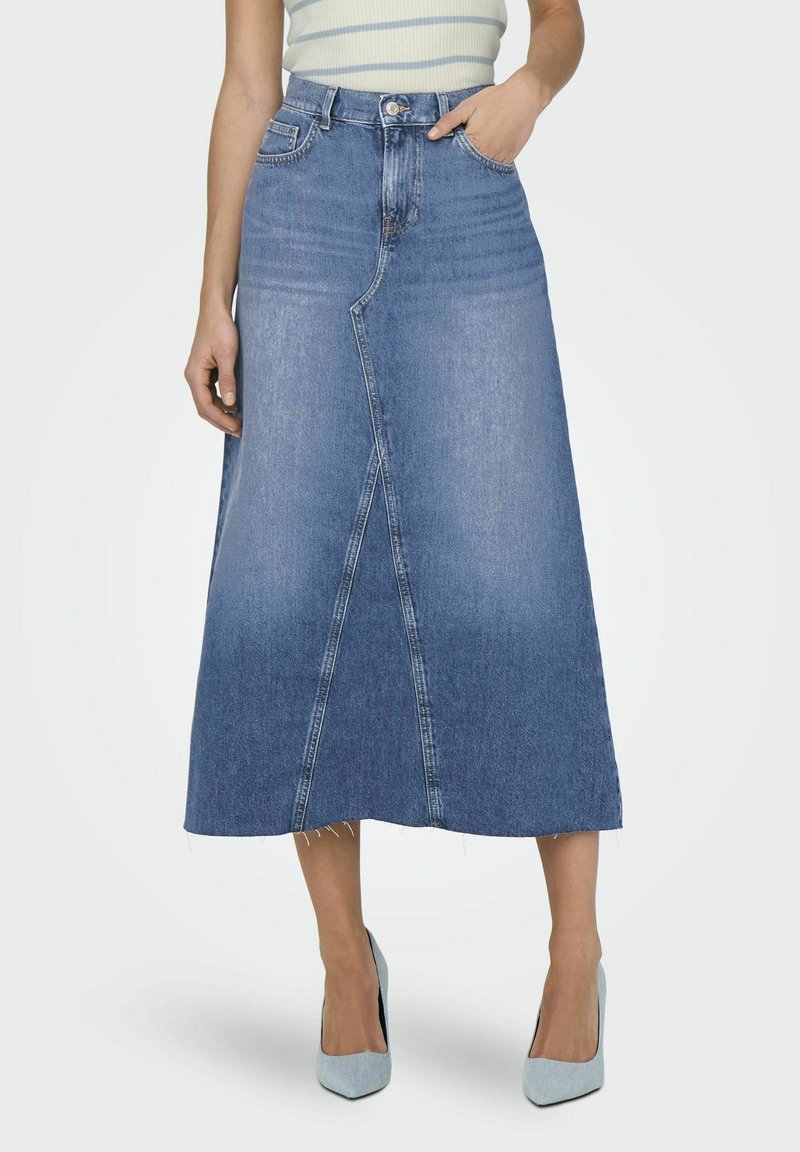 Wunderbar Jeansrock Midi A Linie Bilder