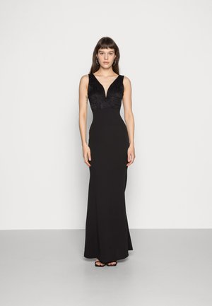 V NECK MAXI - Oblečenie na špeciálnu príležitosť - black