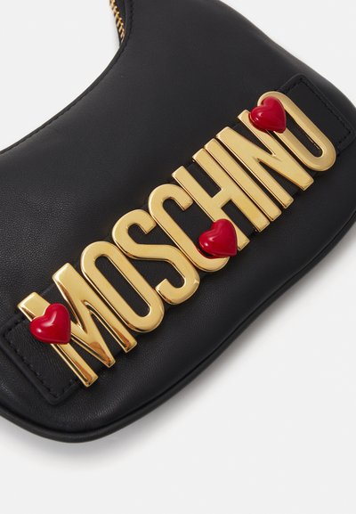 MOSCHINO HEART LOGO - Käekott - fantasia nero