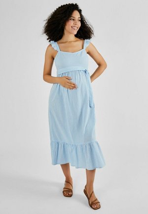 STRIPED MATERNITY MIDI SUMMER REGULAR  - Robe de jour - blue