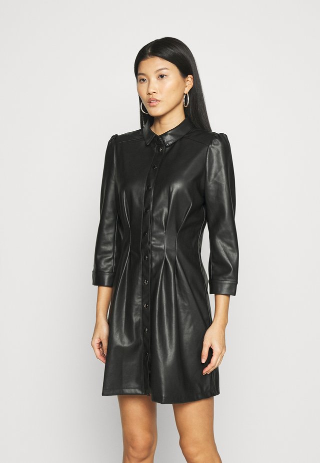 Robe chemise - noir