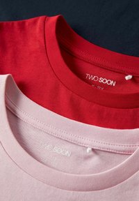 TWO SOON 3ER PACK - Top dugih rukava - parfait pink