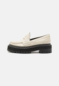 LUG SOLE PLATFORM LOAFERS - Platoo-avokkaat - natural