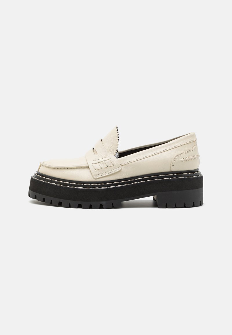 Proenza Schouler - LUG SOLE PLATFORM LOAFERS - Tocuri platformă - natural, Extindeți