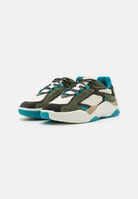 Scotch & Soda CASSIUS  - Sneaker low - army green/multi-coloured