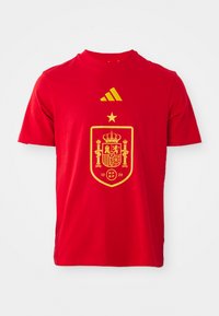 SPAIN FEF DNA GRAPHIC TEE - Rahvuslike meeskondade riided - vivid red