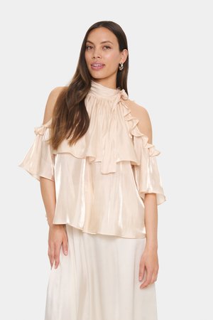 Saint Tropez LEANA - Bluza - tapioca