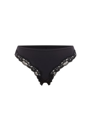 Etam PURE SOFT LACE - Perizoma - black