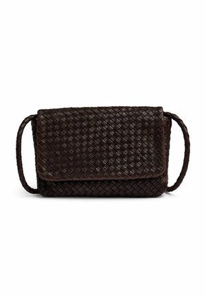 Listová kabelka - dark brown