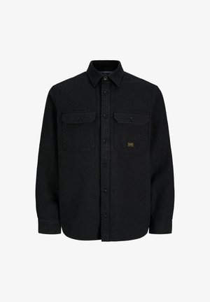 Jack & Jones PREMIUM, OVERSHIRT RELAXED FIT OVERSHIRT - Chemise - dark grey melange