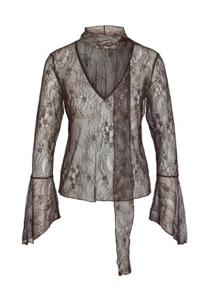 Noisy May, LONG SLEEVED BLOUSE NMIDA LACE - Bluse - delicioso