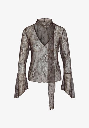 Noisy May, LONG SLEEVED BLOUSE NMIDA LACE - Bluse - delicioso