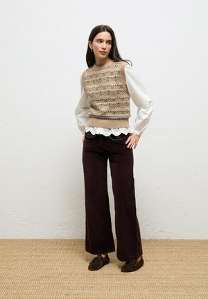El Ganso, CHALECO AGNES FAIR ISLE - Jersey de punto - beige