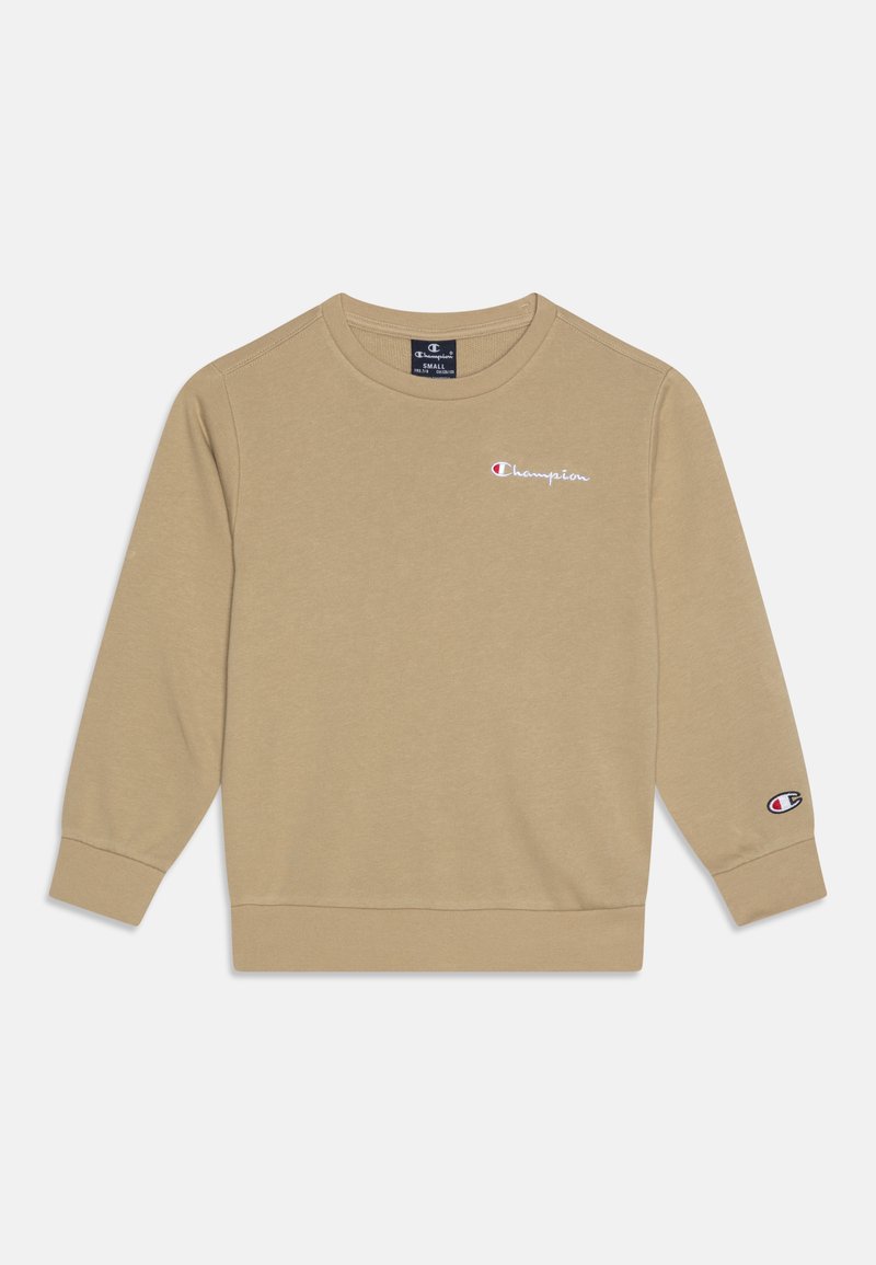 Champion ICONS CREWNECK SMALL LOGO - Sweatshirt - tan