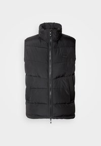 REGULAR FIT IN TECHNO WITH PADDING DUPONT SORONA WITH LOGO PATCH - Veste sans manches - black