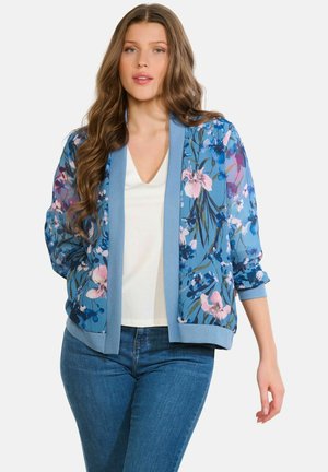 FLORAL PRINT  - Bomberjacke - blue denim