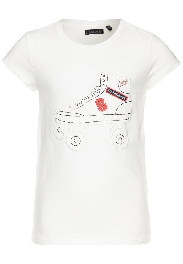 T-shirt imprimé - blanc cassé