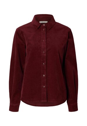 Selected, SHIRT REGULAR FIT CORDUROY - Nööpidega pluus - tawny port1