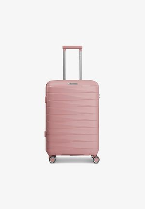 FRANKY, LONDON 4 ROLLEN TROLLEY M 65 CM MIT DEHNFALTE UNISEX - Boardcase - rose