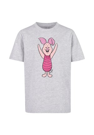 WINNIE THE POOH - PIGLET  - Print T-shirt - heather grey