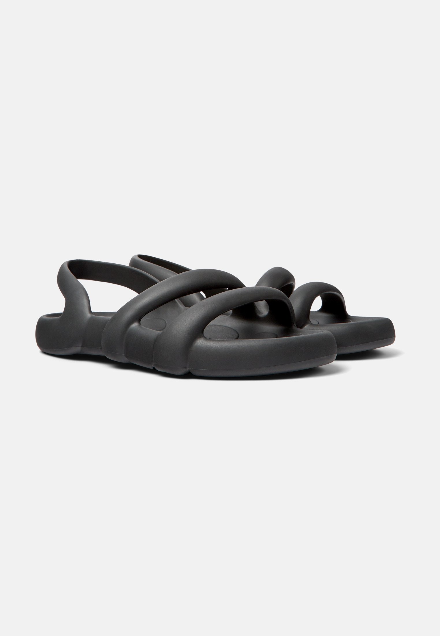 Camper KOBARAH FLAT - Sandals - black - Zalando