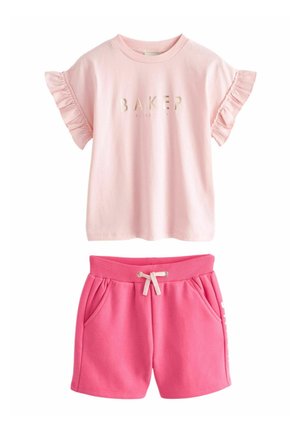 FRILLED SET - REGULAR FIT - Træningsbukser - pink