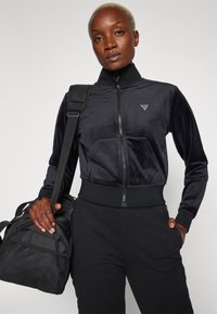 Guess COUTURE FULL ZIP  - Jaka ar rāvējslēdzēju - jet black