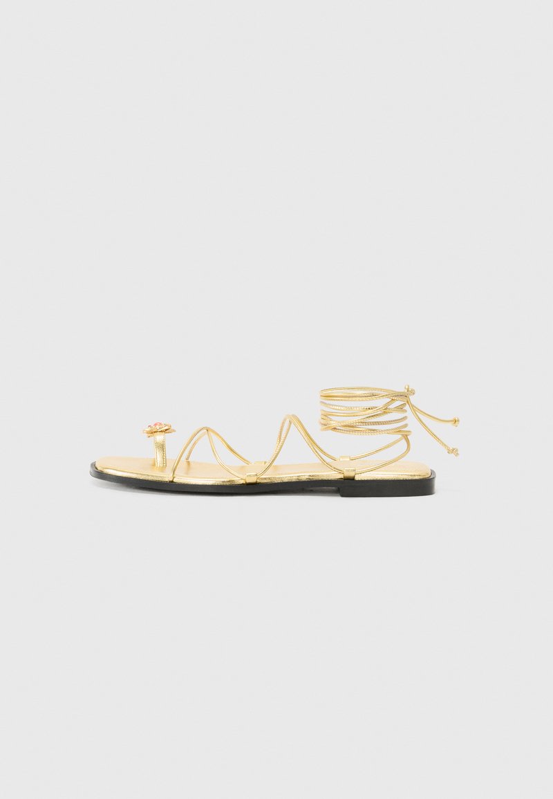 Nodaleto BULLA - T-bar sandals - gold-coloured