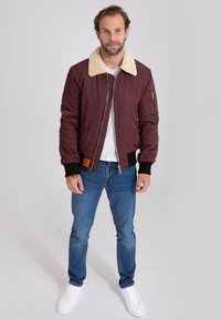 Bombers VERSMOLD - Bomberjacks - burgundy
