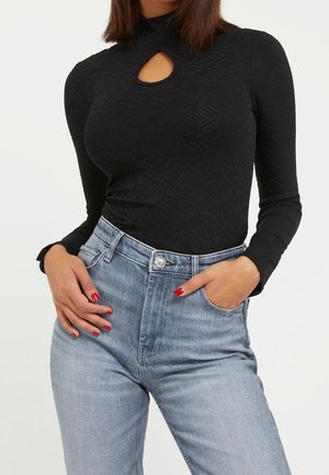 Long sleeved top - black