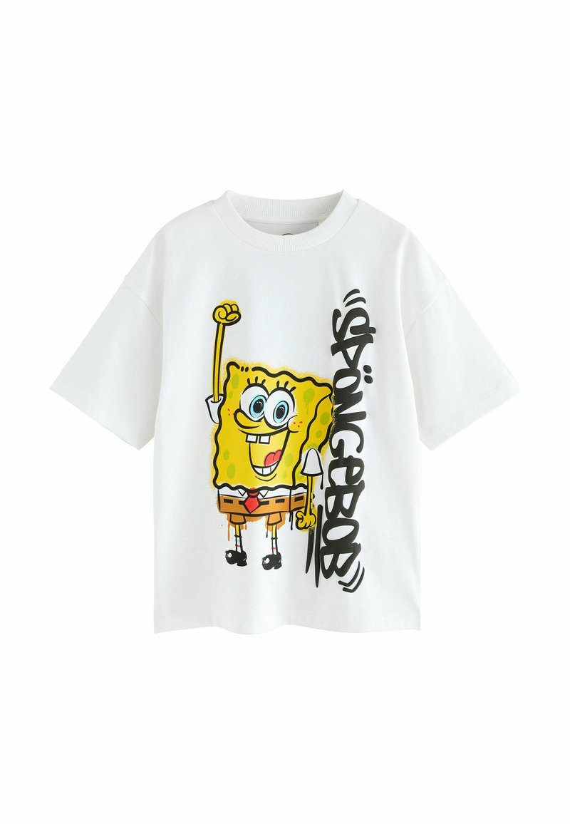 Next REGULAR FIT SPONGEBOB - T-Shirt print - white