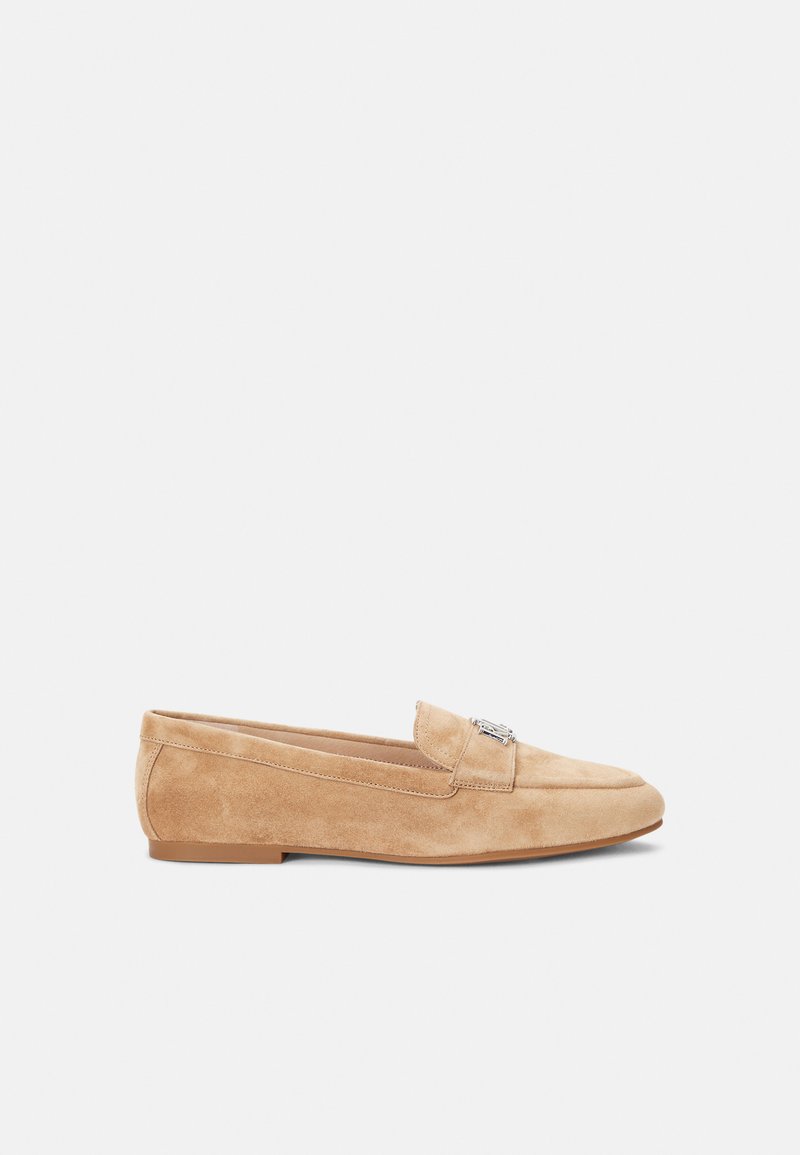 Lauren Ralph Lauren AVERI III SUEDE LOAFER - Jalga libistatavad jalanõud - camel