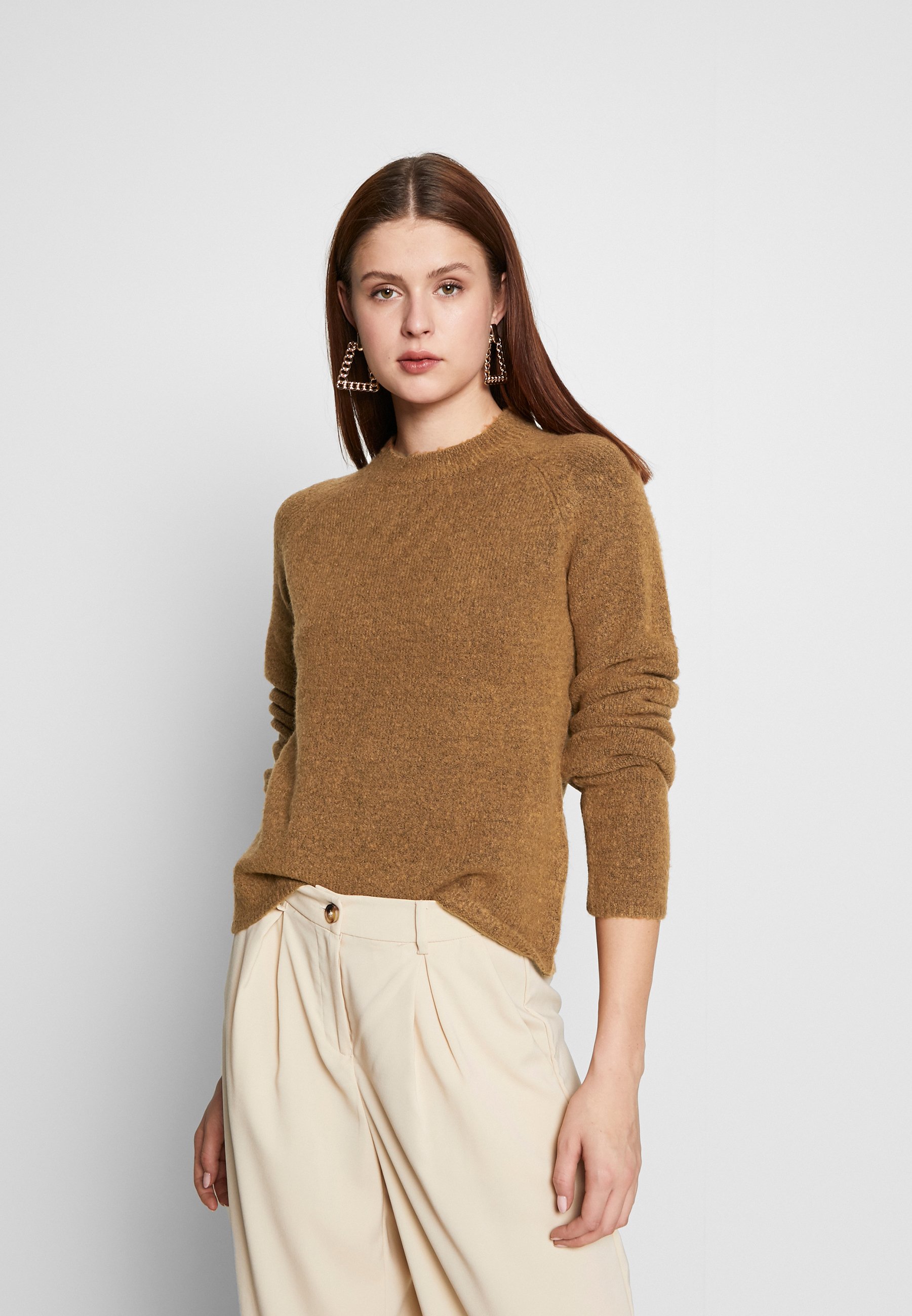 PIECES Tall PCSARAH Cardigan toasted coconut Zalando.no Pieces Topper langermet - toasted coconut