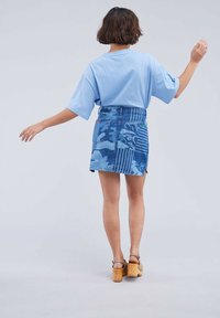 Kickers Falda vaquera - bleu