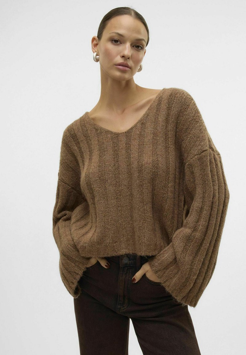 Vero Moda VMMAPLE - Maglione - malt ball