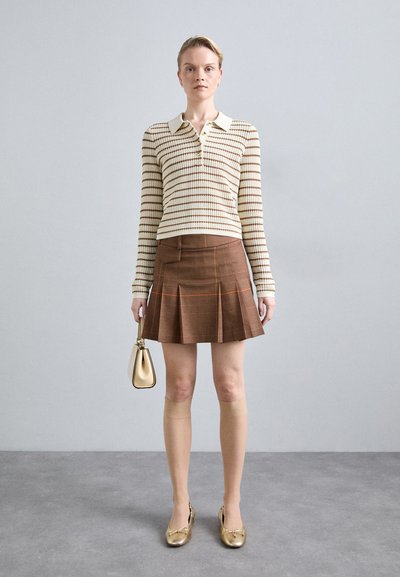 rag & bone VIOLA STRIPE  - Svetr - ivory