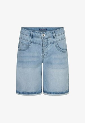 Red button, RELAX-B - Jeansshort - light blue