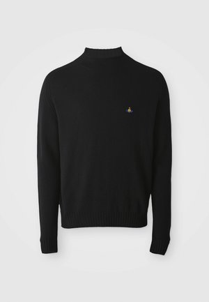 FISHERMAN JUMPER - Stickad tröja - black