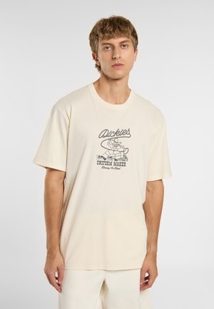 DICKIES ROPE CENTER LOGO - T-shirt con stampa - whitecap gray