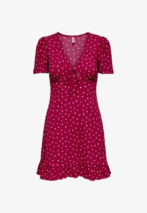 ONLY ONLBILL KURZES - Robe de jour - rio red