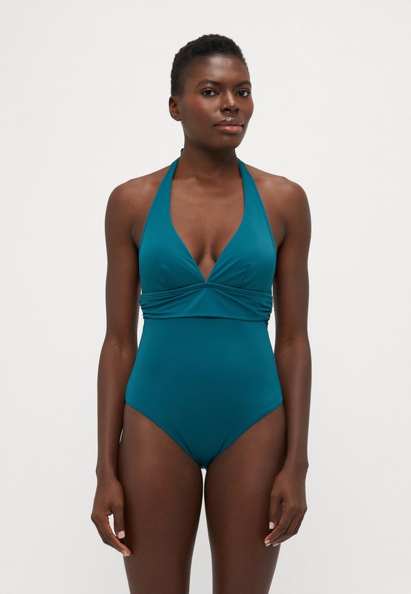 SUMMER MIX MATCH PLUNGE - Swimsuit - mystic sea