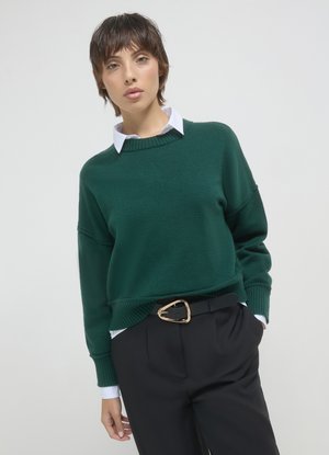 Calliope GIROCOLLO TAGLIO VIVO PBT  - Strickpullover - vert