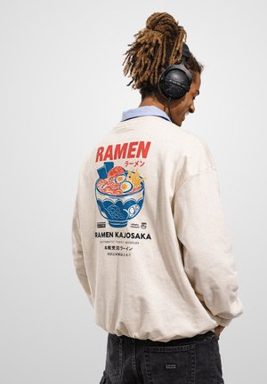 Kaotiko CREW RAMEN OSAKA UNISEX - Mikina - ivory