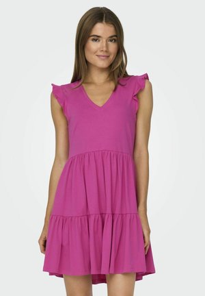 ONLY RÜSCHEN - Vestido ligero - raspberry rose
