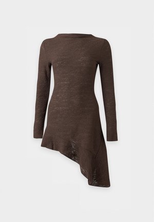 ONLY, ONLNUGA STRUCTUR DRESS - Robe en jersey - chocolate torte