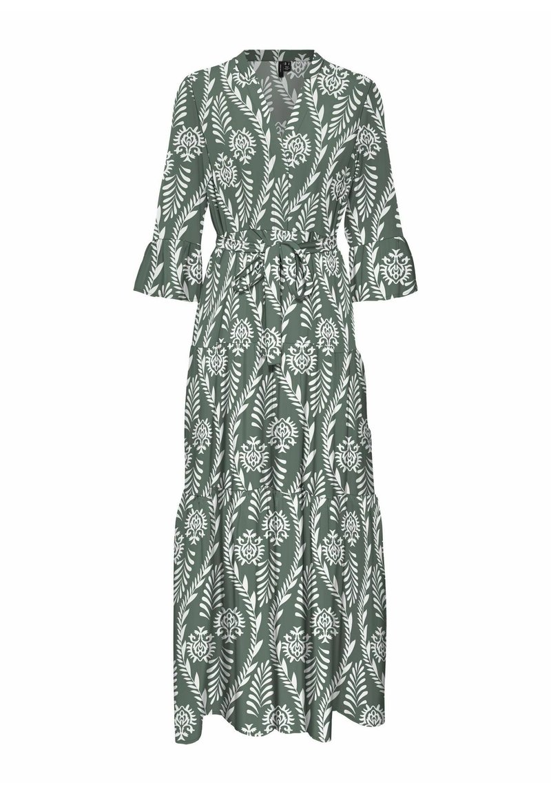 Vero Moda Robe longue - laurel wreath/vert chiné - ZALANDO